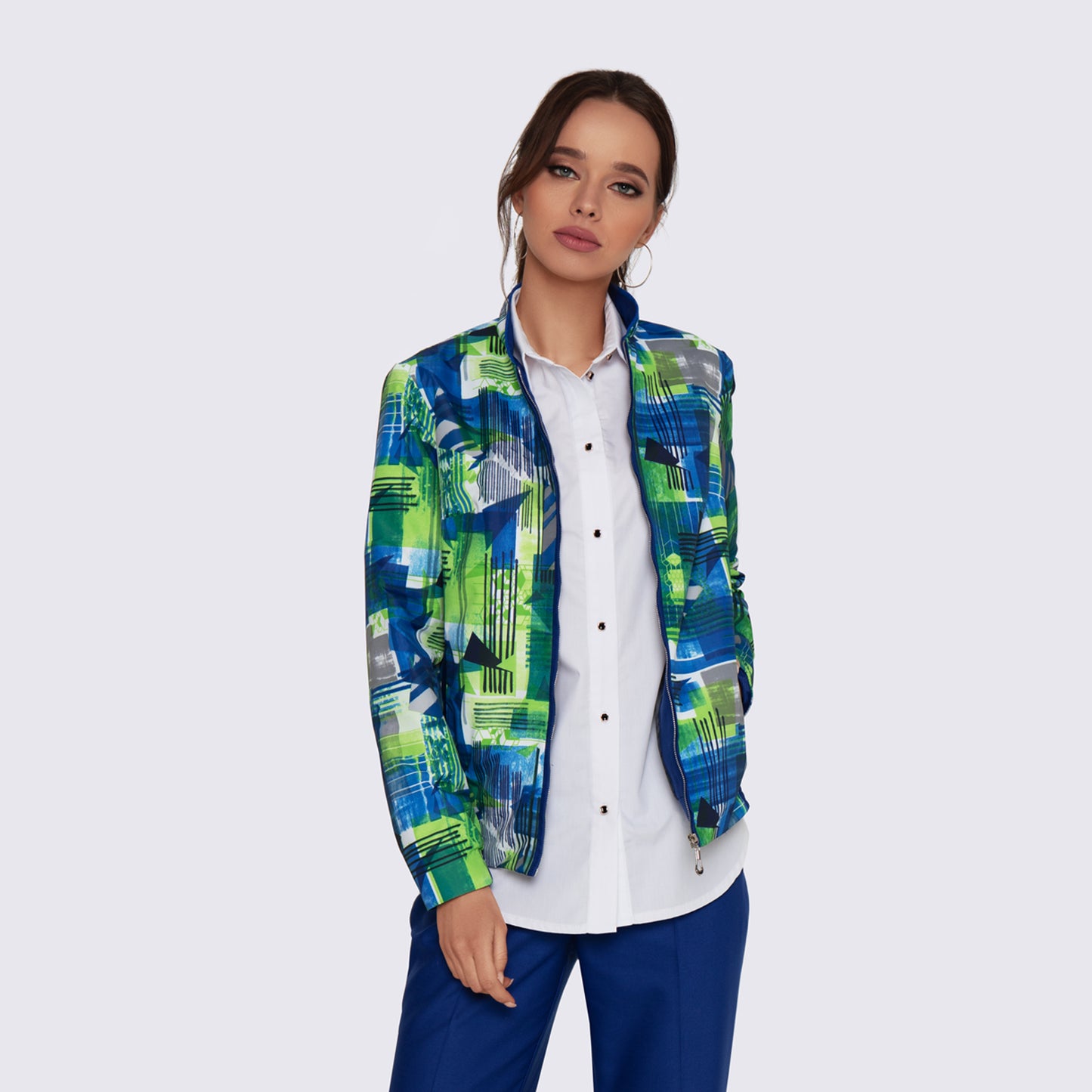 Windbreaker in color print