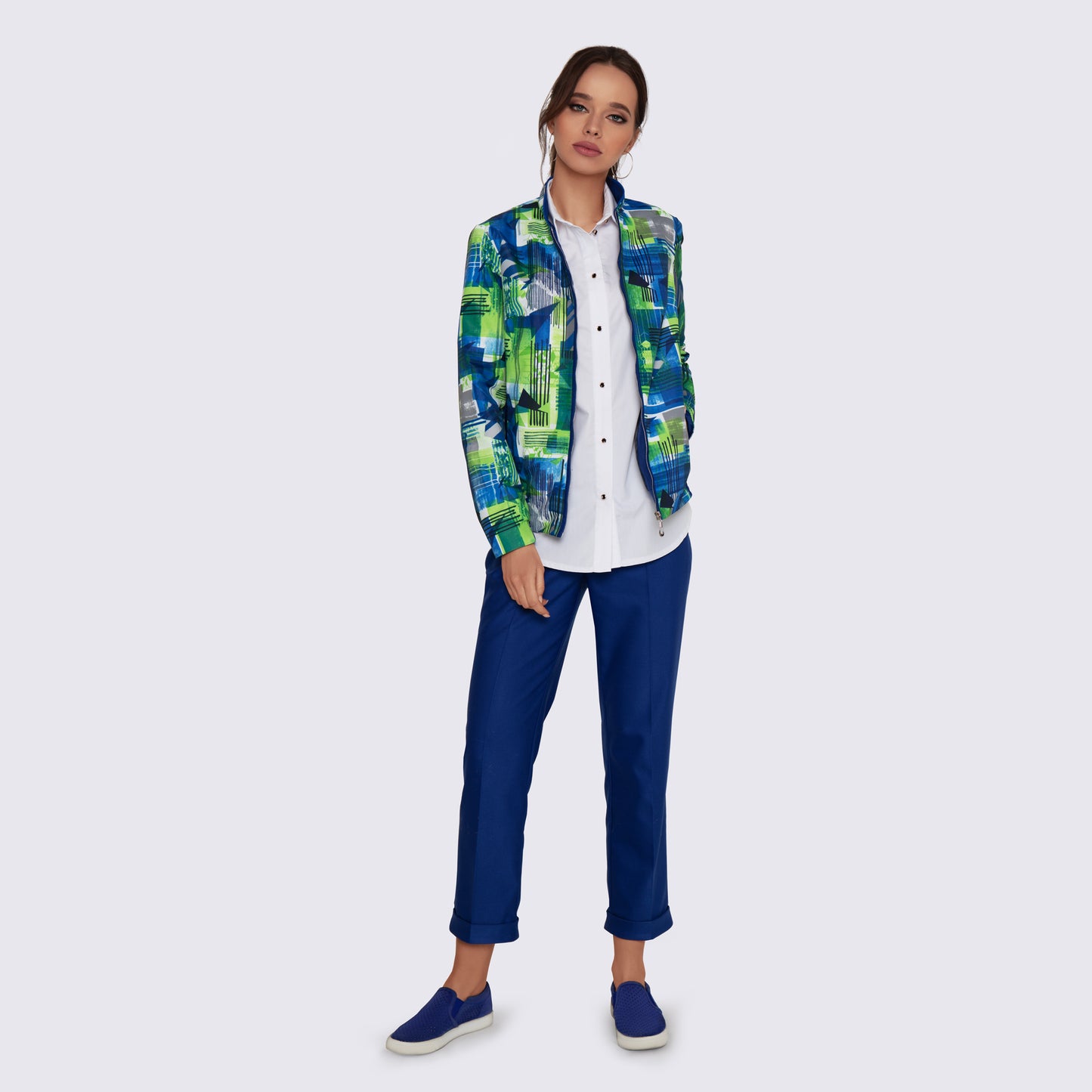 Windbreaker in color print