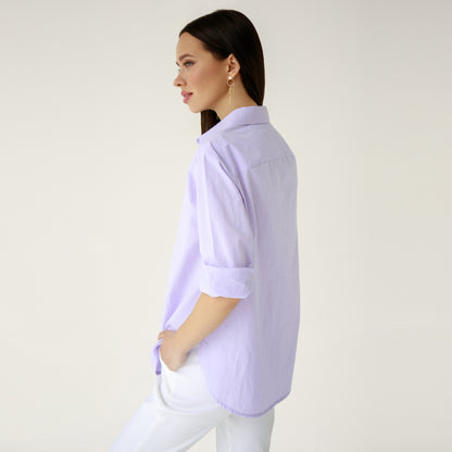 Cotton lilac shirt