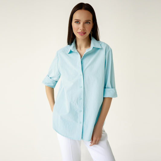 Cotton mint shirt