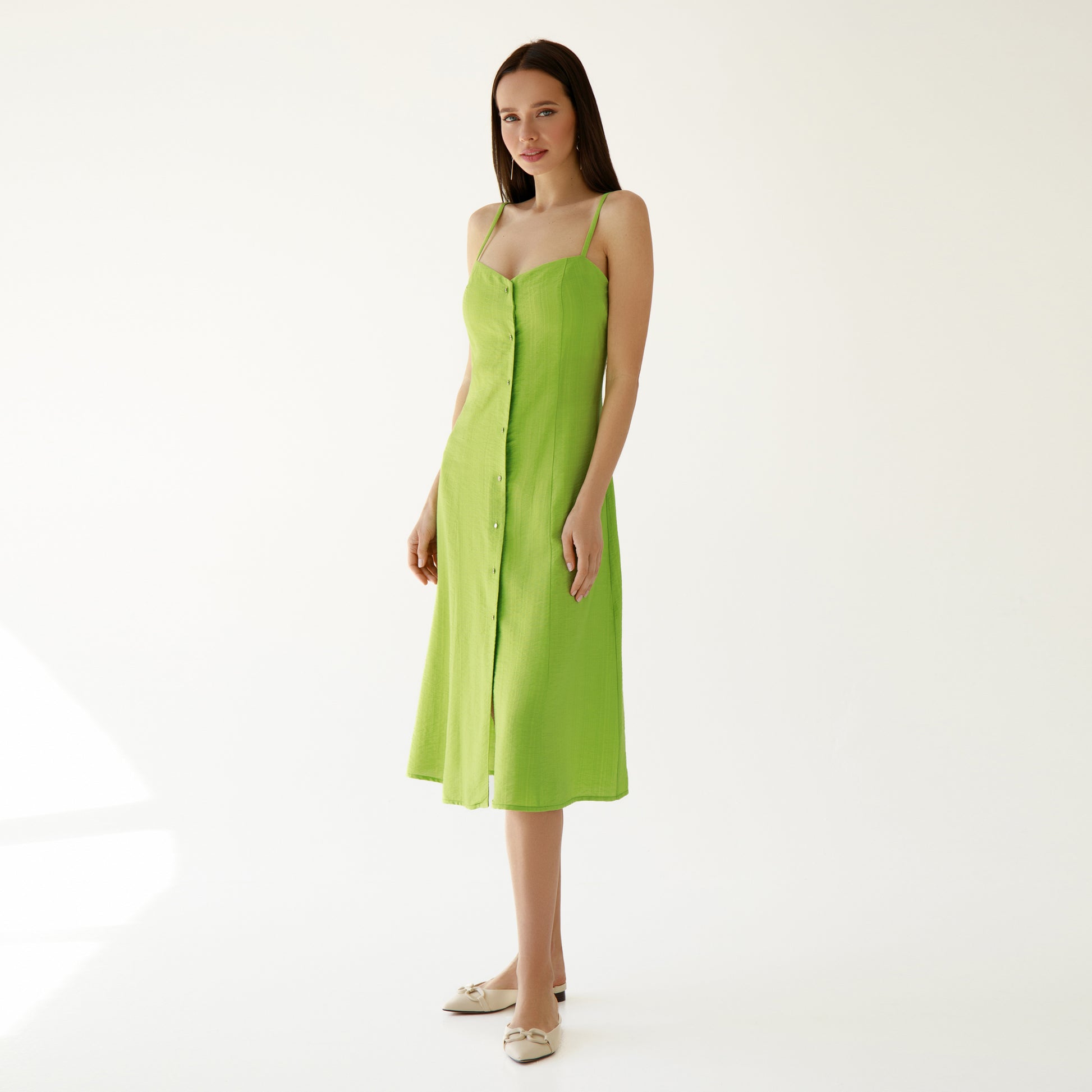 Green Midi Sundress 