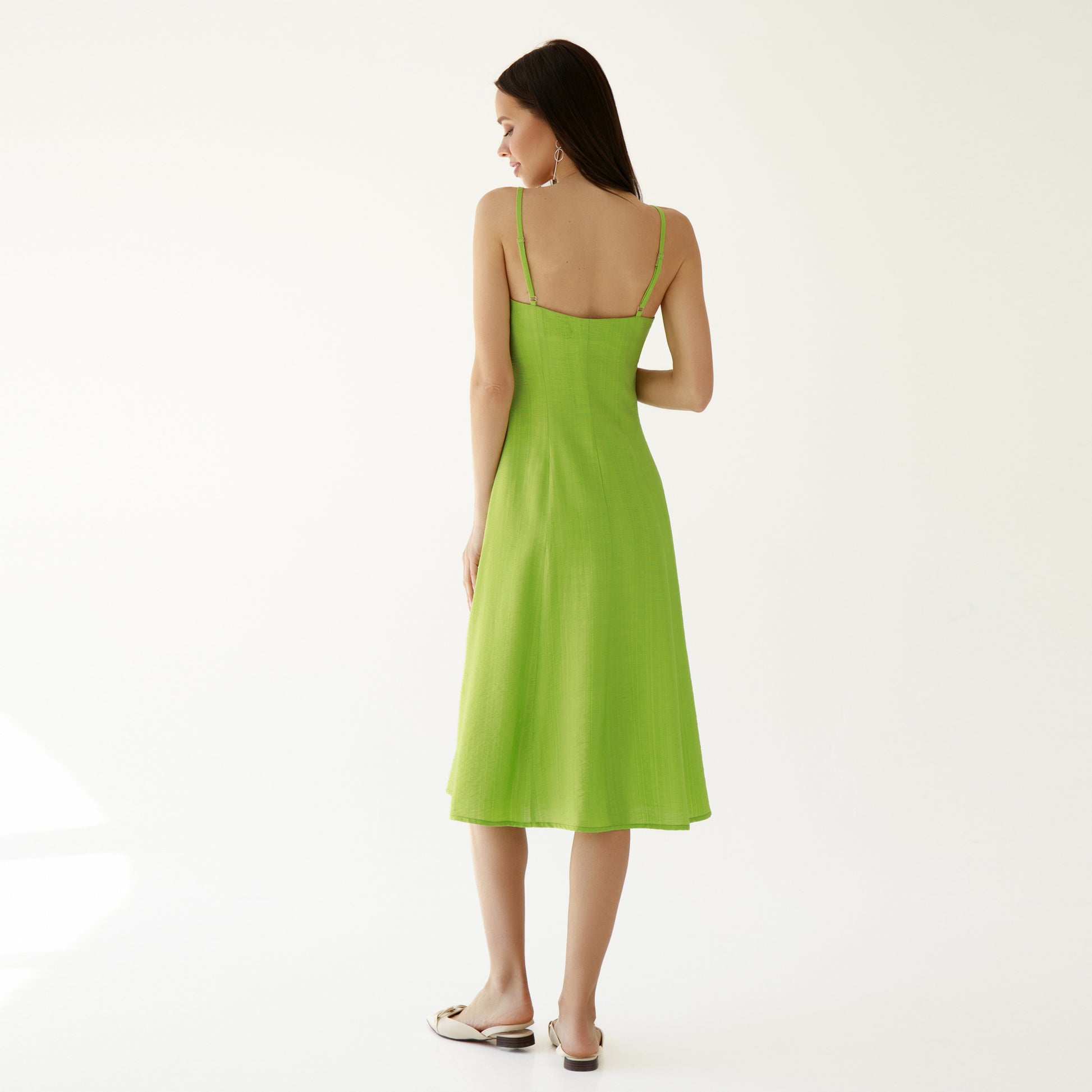 Green Midi Sundress 