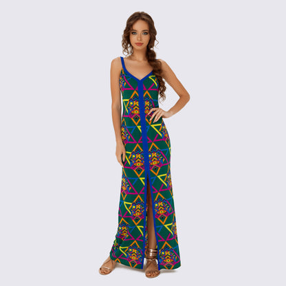 Maxi Sundress with graphic print