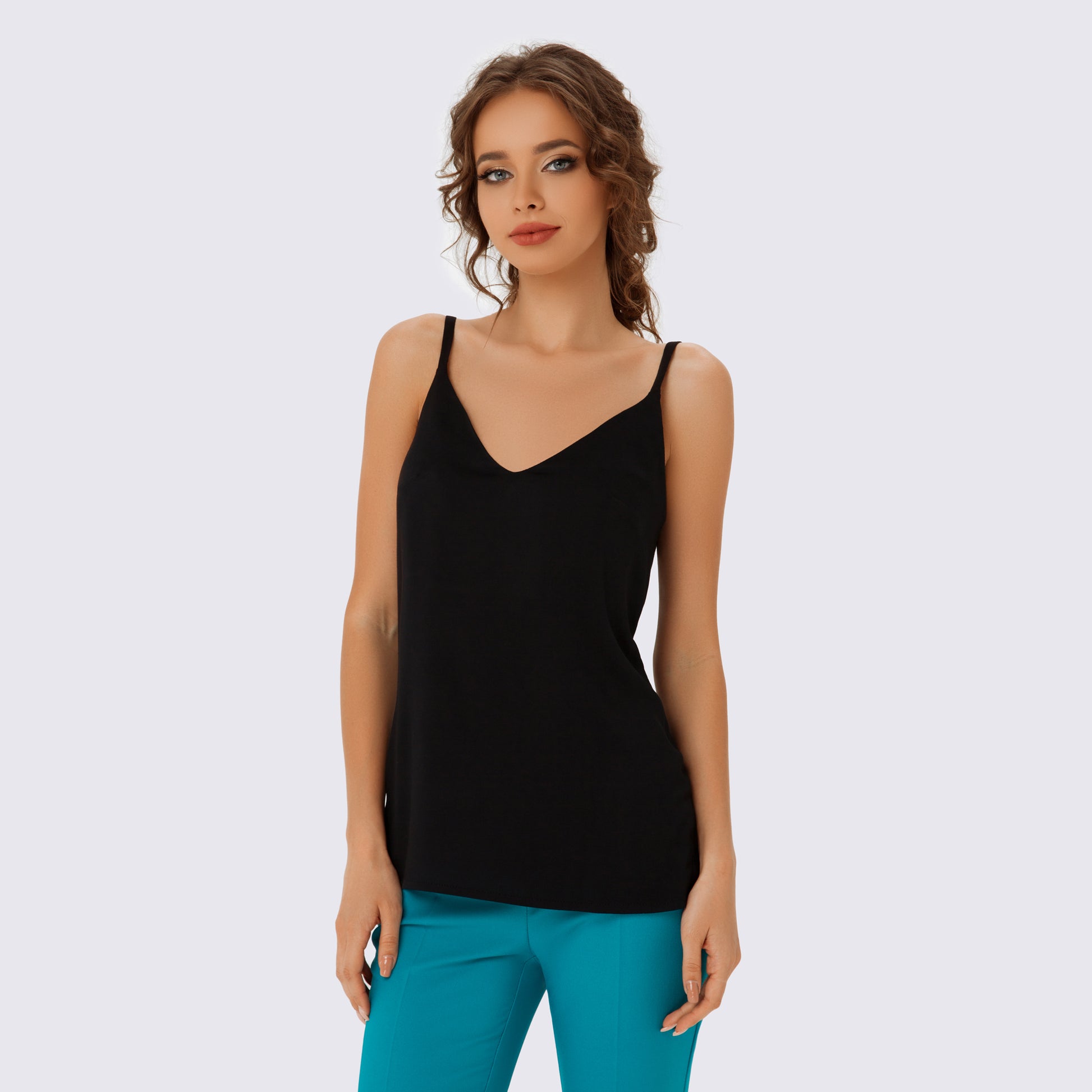 Black Natural Cami Top