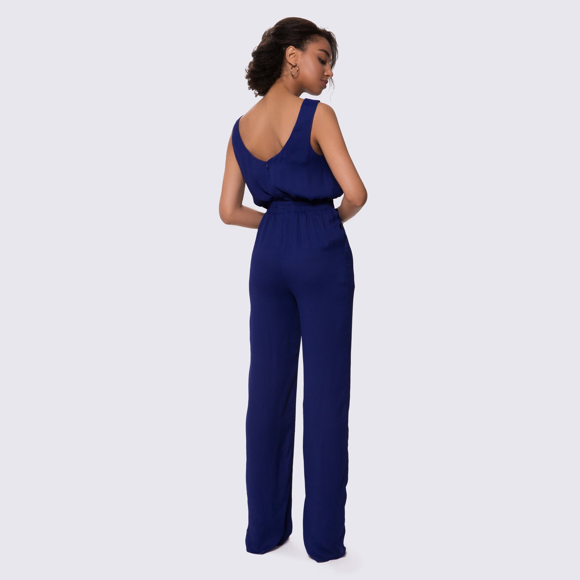 Navy Natural Jumpsuit