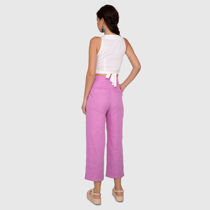 Linen Candy Pink Pants