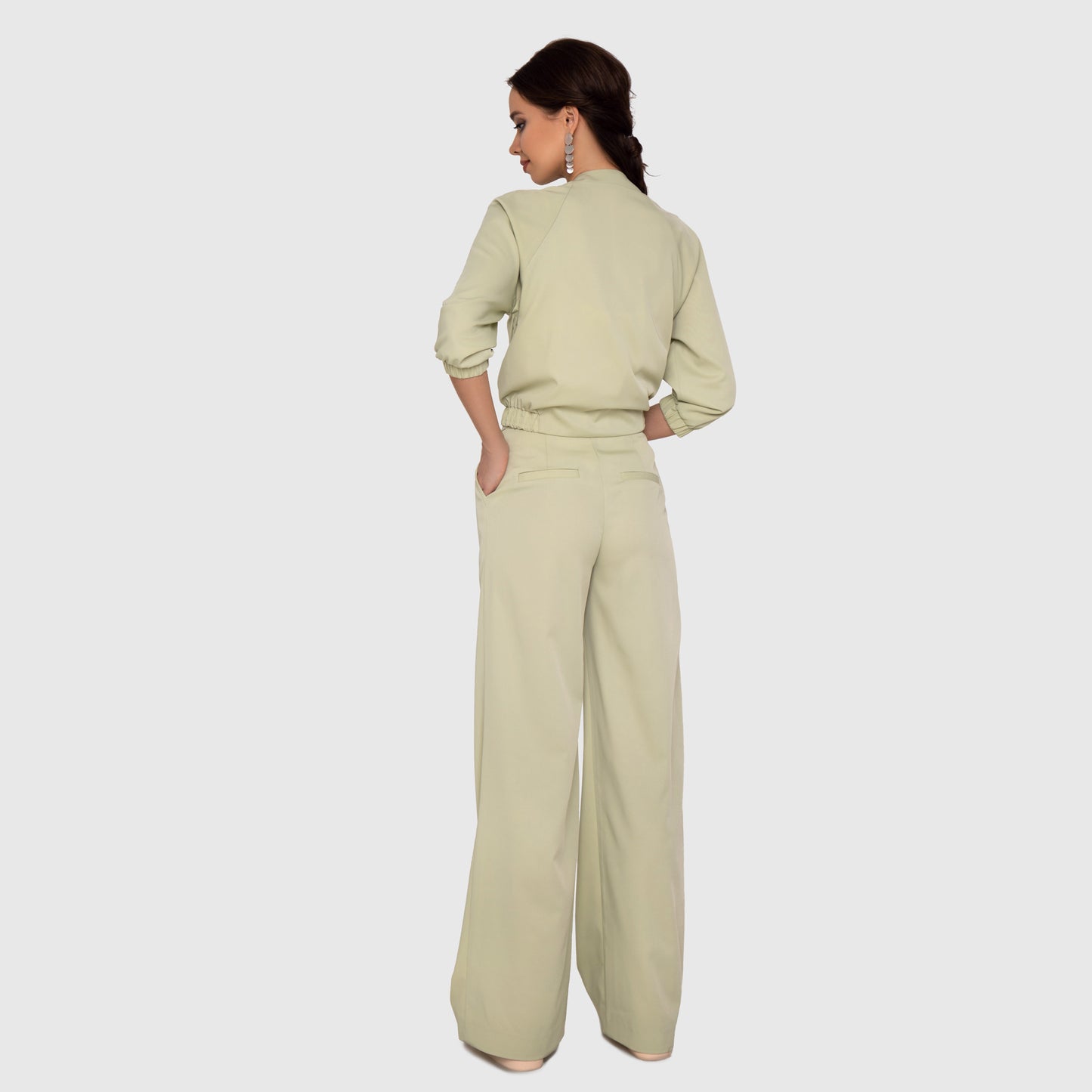 Olive Green Palazzo Pants