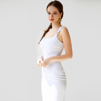 White sheath Dress