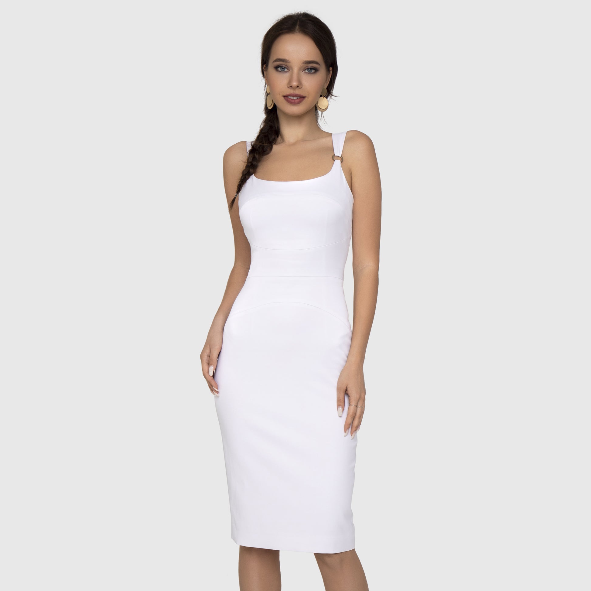 White sheath Dress