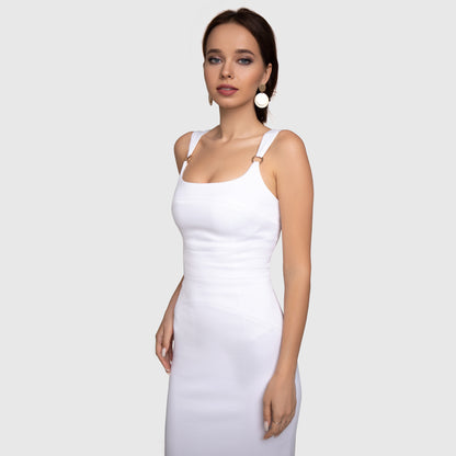 White sheath Dress