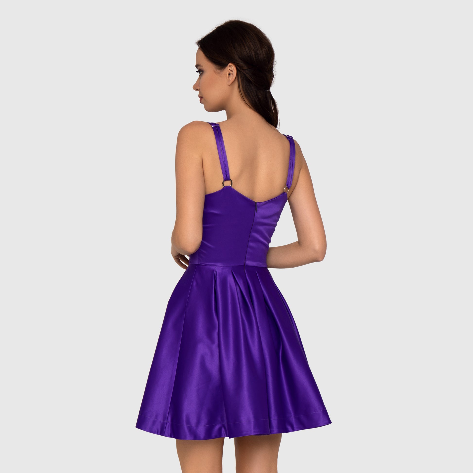 Purple baby-doll Dress