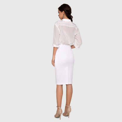 White pencil Skirt