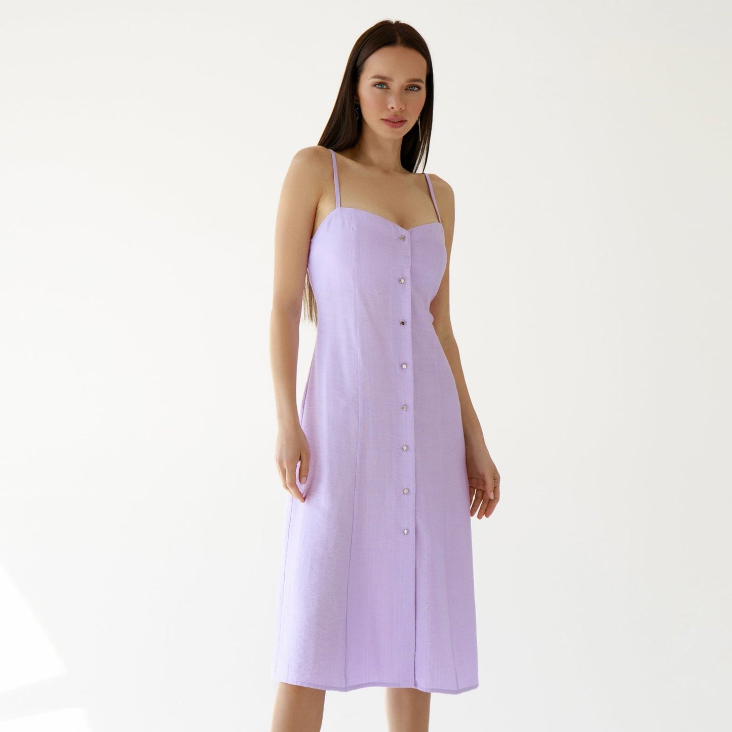 Lilac Midi Sundress 