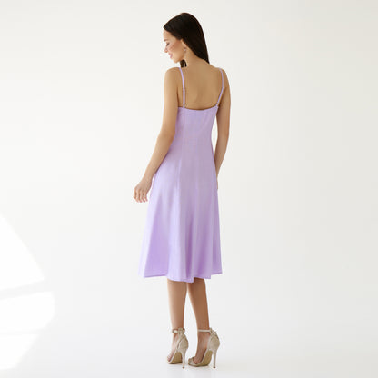 Lilac Midi Sundress 