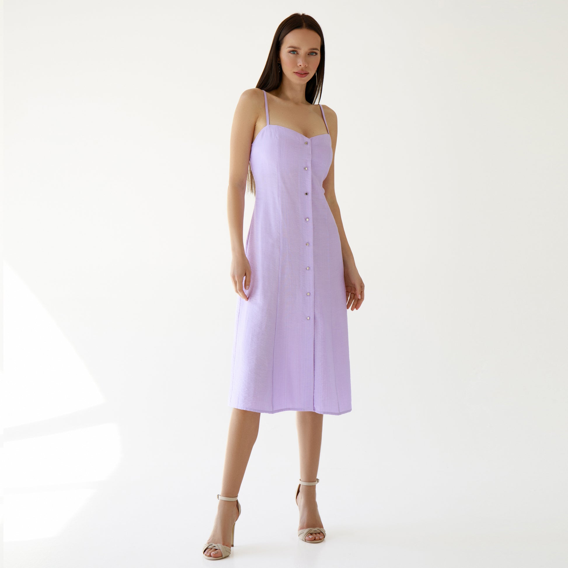 Lilac Midi Sundress  