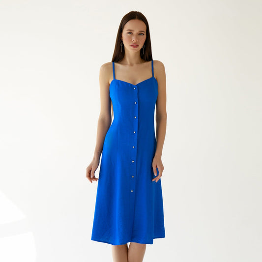 Royal Blue Midi Sundress