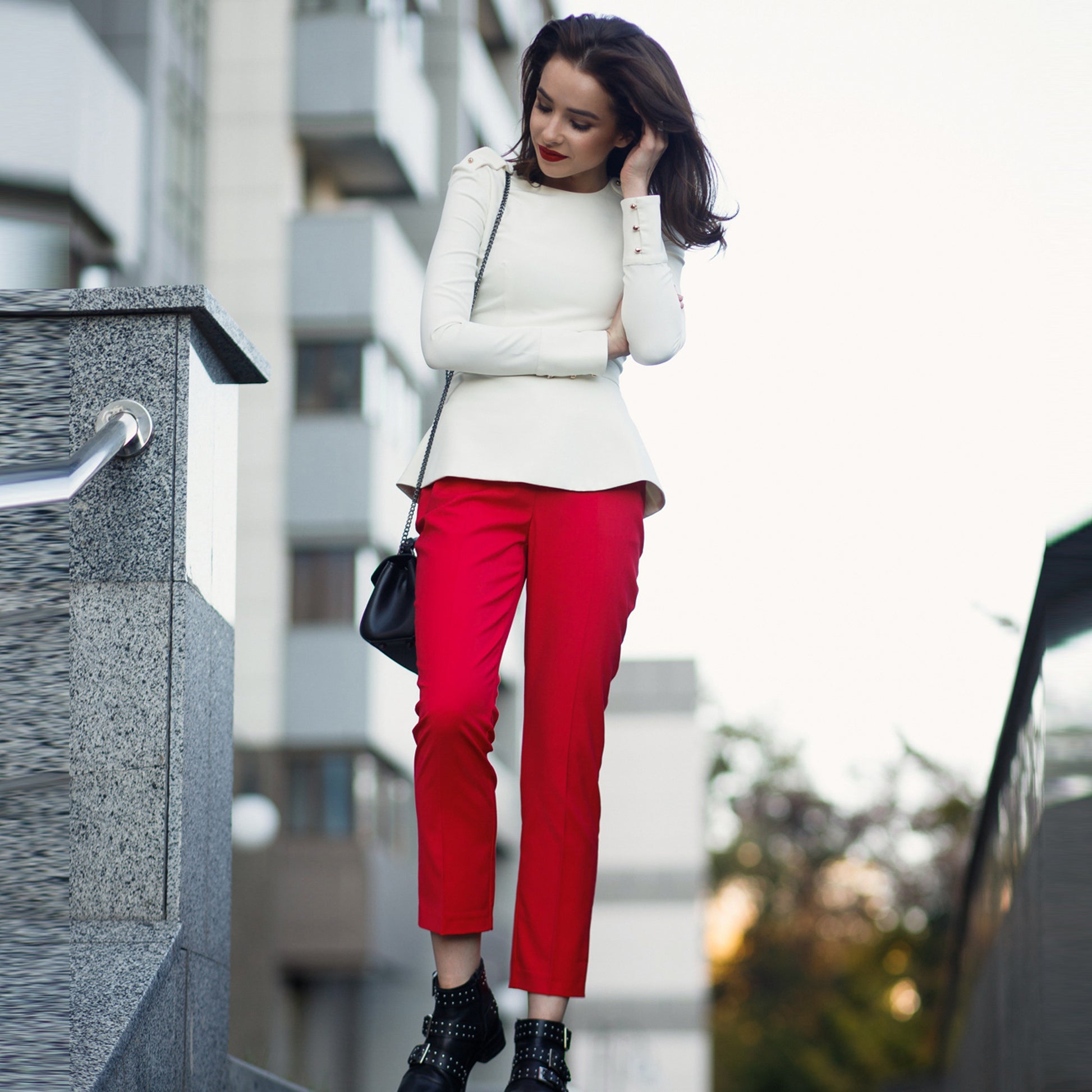 Scarlet cropped Pants