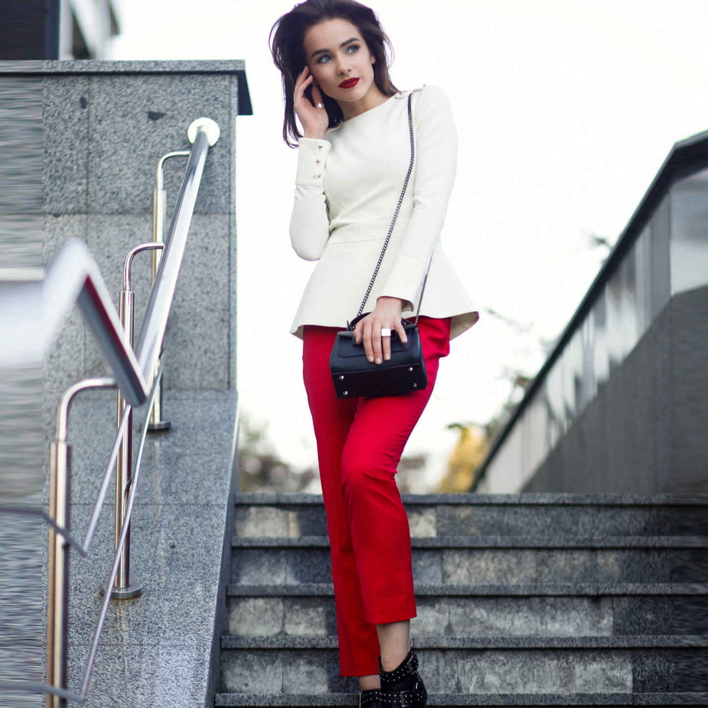 Scarlet cropped Pants